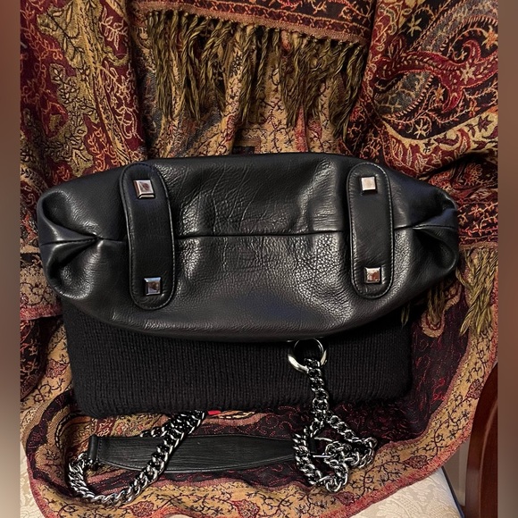 Christian Louboutin Hobo w/Wool Trim - Picture 4 of 8